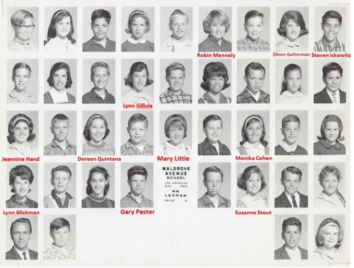 Deb Zink - Class of 1962 - Walgrove Elementary School