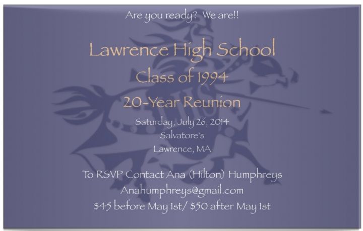 Class of 1994 20-Year Reunion