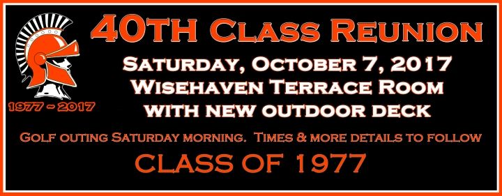 CLASS of 1977 ~ 40th REUNION
