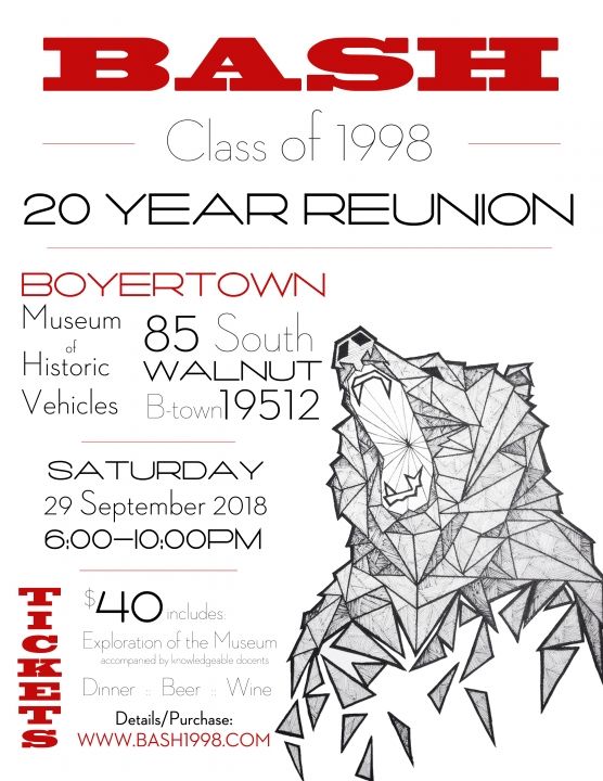BASH Class of 1998 20 Year Reunion