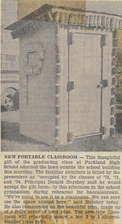 Thomas Ruhe - Class of 1971 - Parkland High School