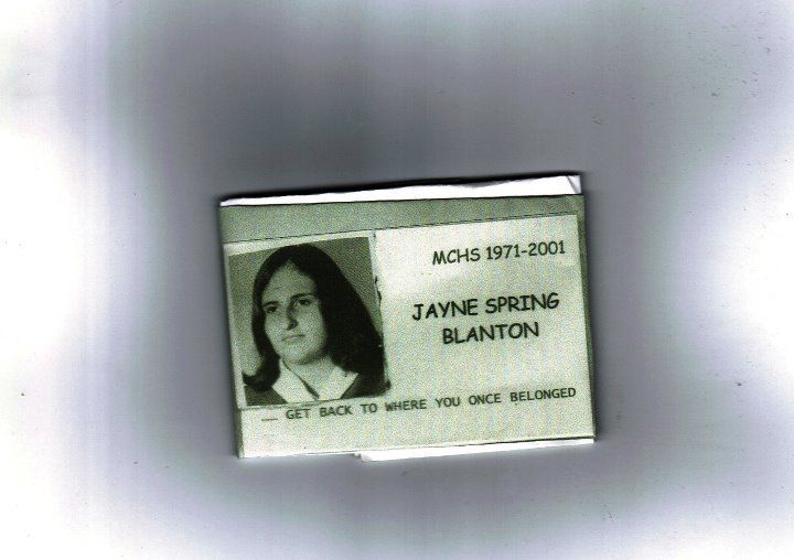 Jayne Blanton - Class of 1971 - Sutton High School