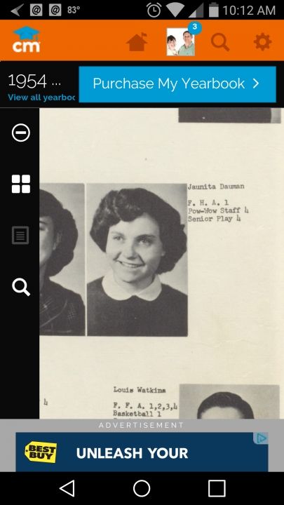 Juanita Biswell - Class of 1954 - Ripley High School