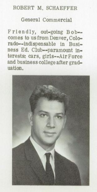 Robert Schaeffer - Class of 1965 - Hershey High School