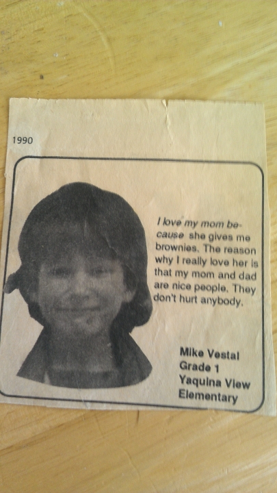 Michael Vestal - Class of 1990 - Yaquina View Elementary School