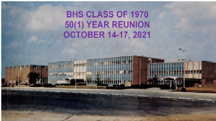 Class of 1970 Reunion - October 14-17, 2021