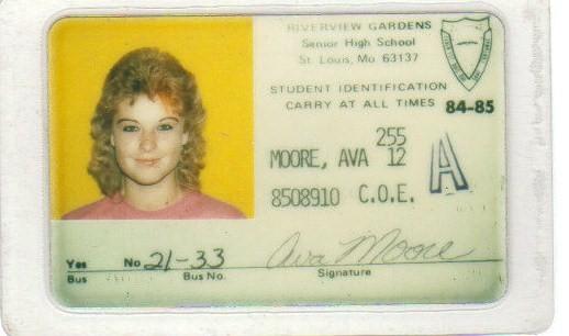 Ava Moore - Class of 1985 - Riverview Gardens High School