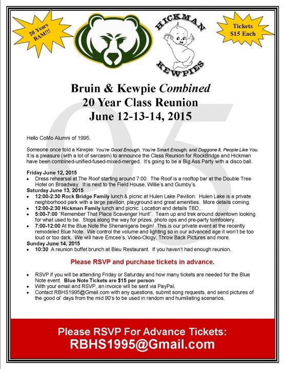 RBHS Class of 1995 Reunion