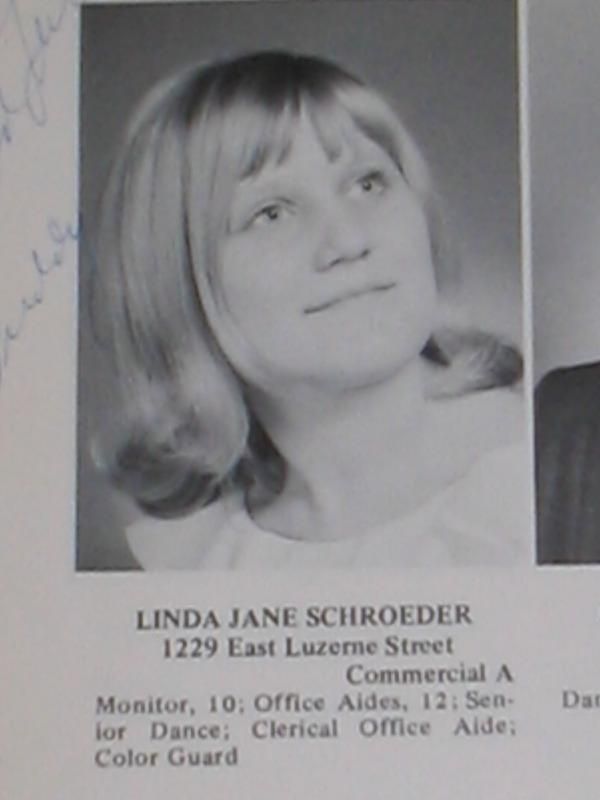 Linda J. Schroeder - Class of 1969 - Frankford High School