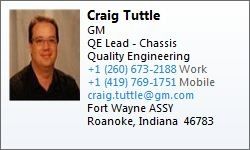 Craig Tuttle - Class of 1989 - Crestview High School