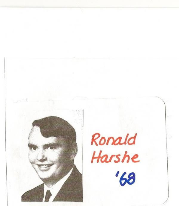 Ronald Harshe - Class of 1968 - Maury High School
