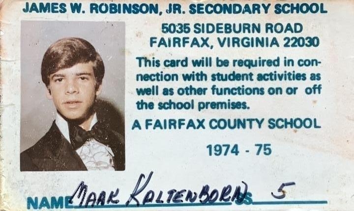 Mark Kaltenborn - Class of 1975 - James W. Robinson High School