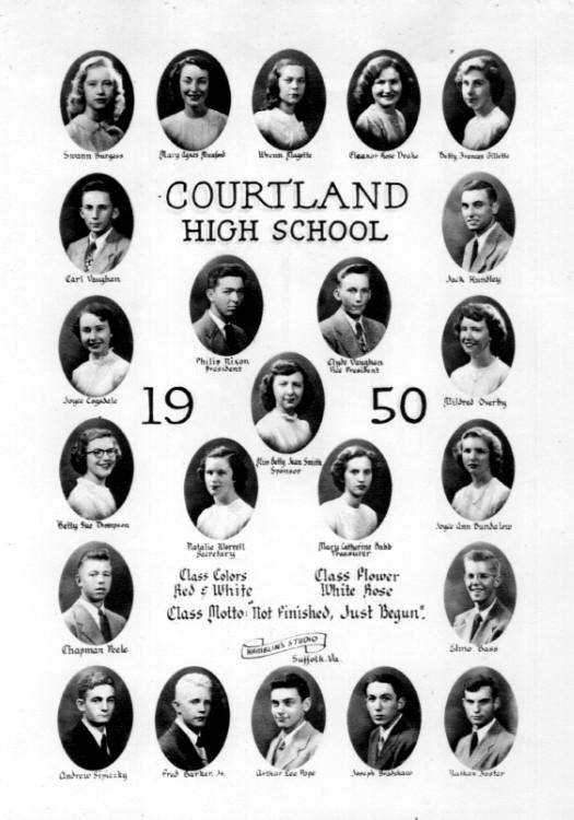 A. L. Pope - Class of 1950 - Southampton High School