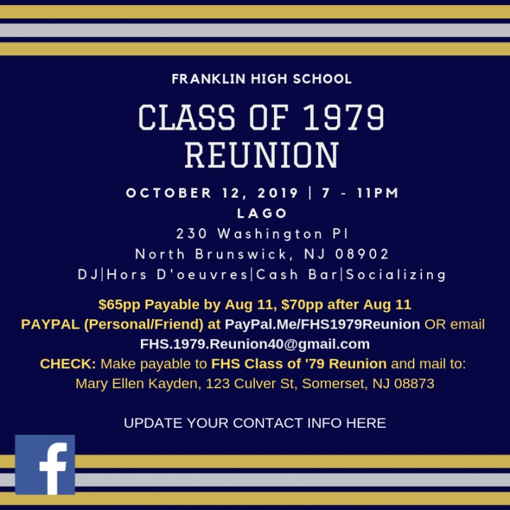 Class of 1979 40th Reunion