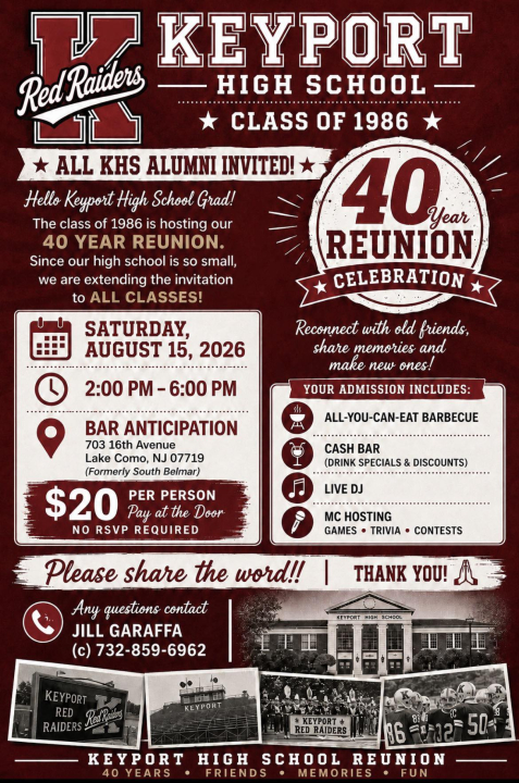 Class of 1986 40th Reunion [*all classes invited*}