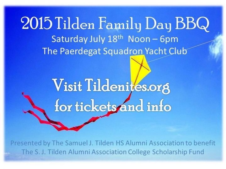 Tilden Family Day Barbecue....hosted by Samuel J. Tilden Alumni Association