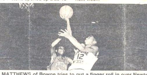 Kory Matthews - Class of 1991 - John Bowne High School