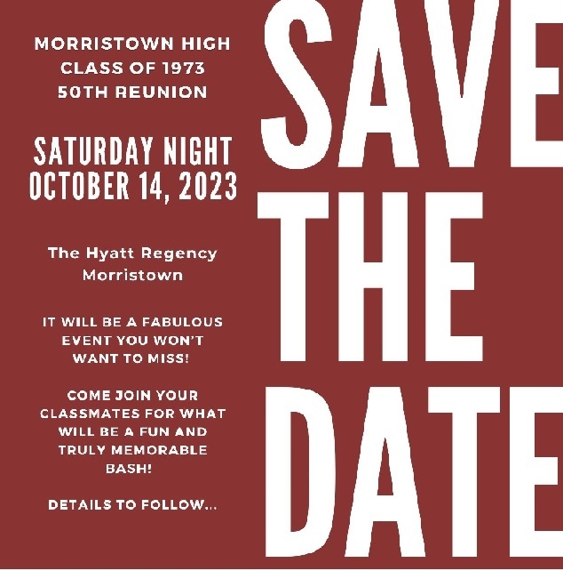 MHS Class of 1973 - 50th Reunion - October 14th, 2023
