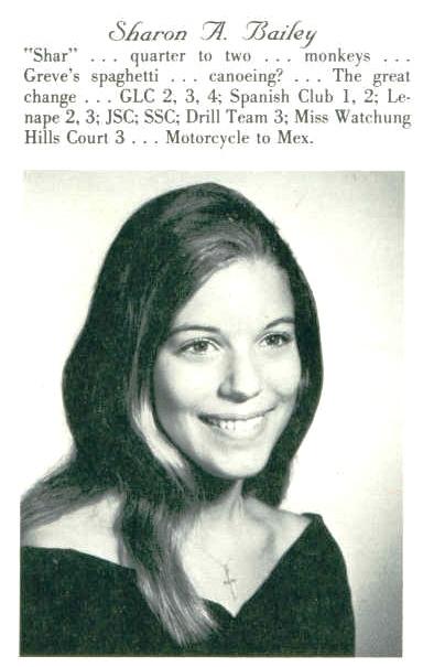 Sharon Bailey - Class of 1971 - Watchung Hills High School