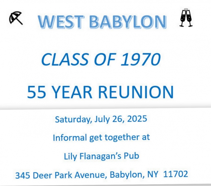 West Babylon Class of 70 - 55th Year Reunion