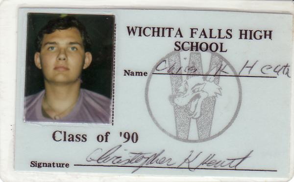 Christopher Heath - Class of 1990 - Wichita Falls High School