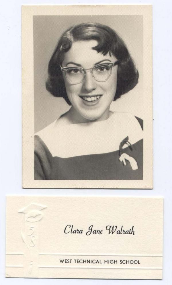 Jane Walrath - Class of 1958 - West Technical High School