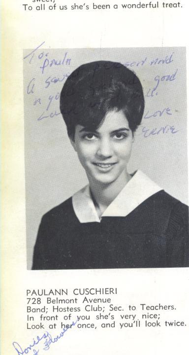 Paulann Cuschieri - Class of 1964 - William H. Maxwell High School