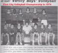 1974 Sisler Varsity Boy's Volleyball Team