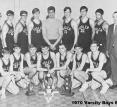 1970 Varsity Boys Basketball Team