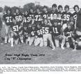 1978 Sisler High Rugby Team