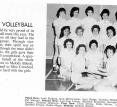 1960 Sisler High Senior Girl's Volleyball Team