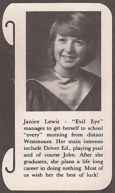 Janice Lewis - Class of 1976 - Riverview Rural High School