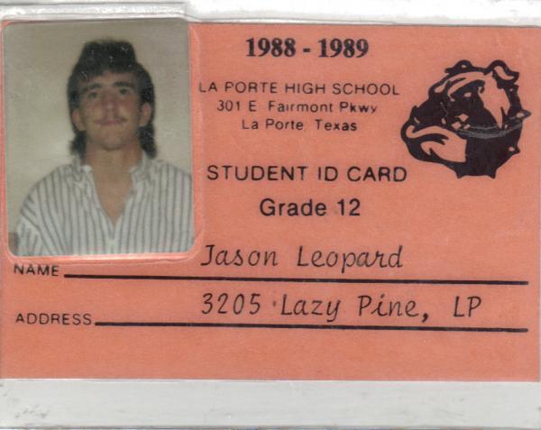 Jason Leopard - Class of 1989 - La Porte High School