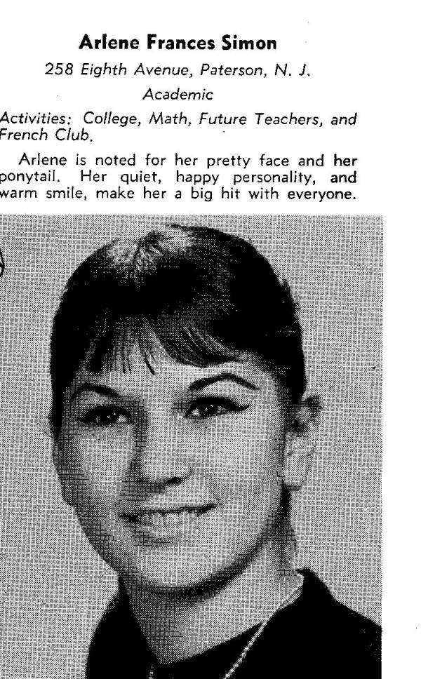 Arlene Simon - Class of 1961 - Eastside High School