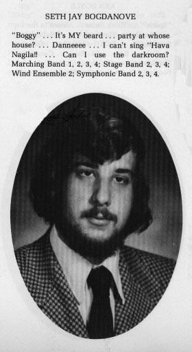 Seth Bogdanove - Class of 1979 - Waldwick High School