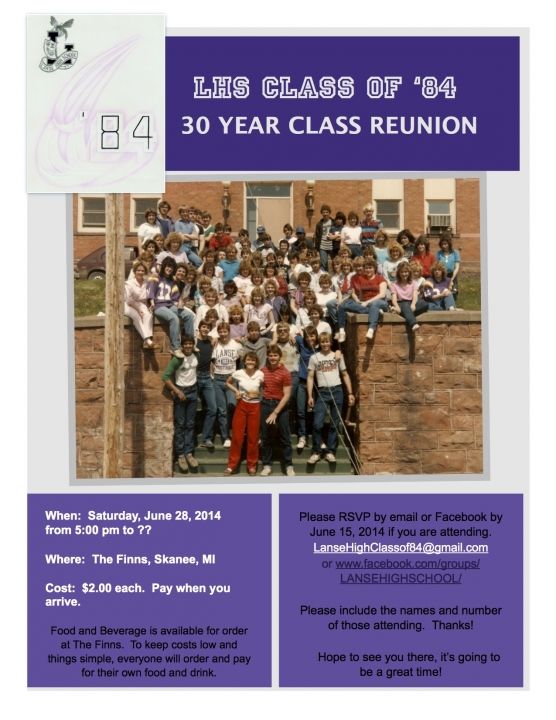 LHS Class of 1984 30th Reunion