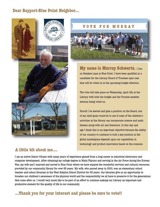 Murray Schwartz - Class of 1948 - East New York Transit Tech High School