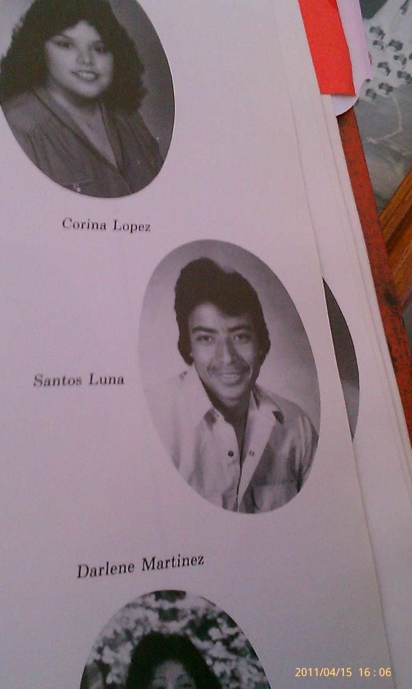 Santos Luna - Class of 1984 - West High School