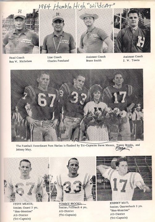 Tommy Brooks - Class of 1964 - Humble High School