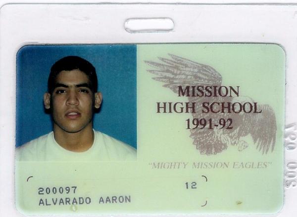 Aaron Alvarado - Class of 1992 - Mission High School