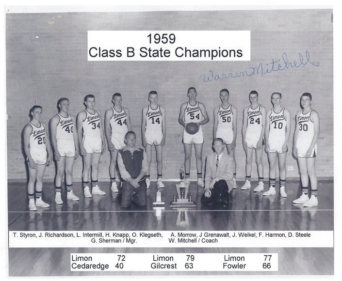 Allen Morrow - Class of 1959 - Limon High School