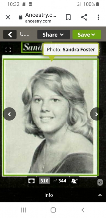 Sandra Foster - Class of 1975 - Richland High School