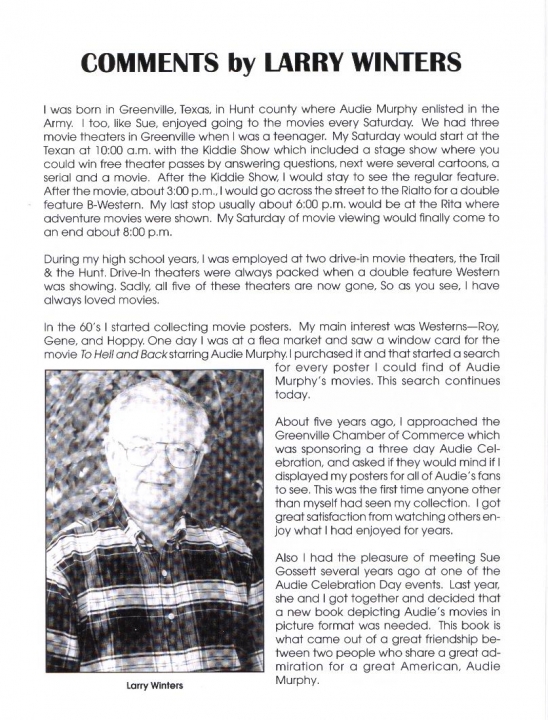 Larry Winters - Class of 1960 - Greenville High School