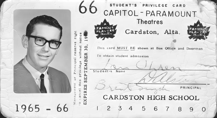 Lon Olsen - Class of 1966 - Cardston High School