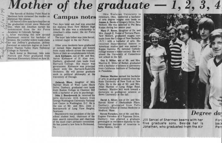 J S - Class of 1974 - New Milford High School