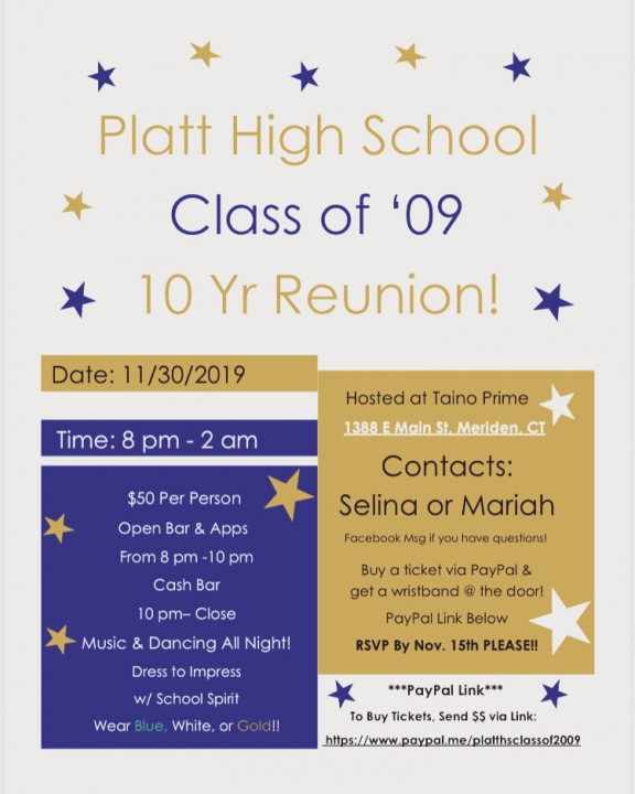 O.h. Platt High School Alumni Photo