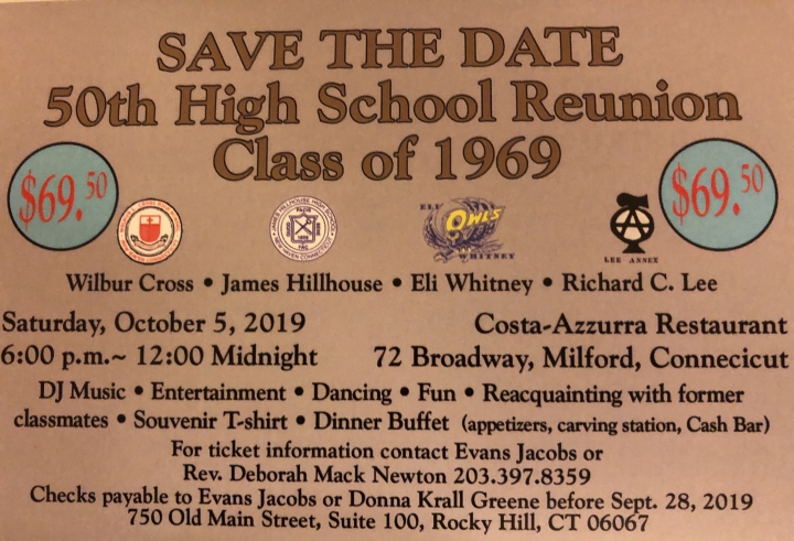 Rebecca Horowitz - Class of 1969 - James Hillhouse High School