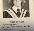 Todd Taylor, class of 1978