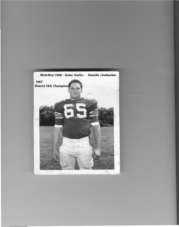 Ronald (gator) Garlin - Class of 1968 - McArthur High School