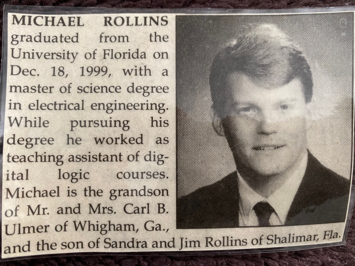 Michael Rollins - Class of 1990 - Choctawhatchee High School